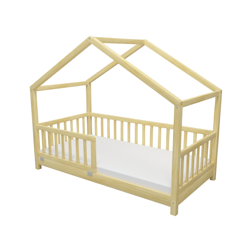 Nashow LMKB-011 Solid Wooden Kid Beds Toddler House Bed