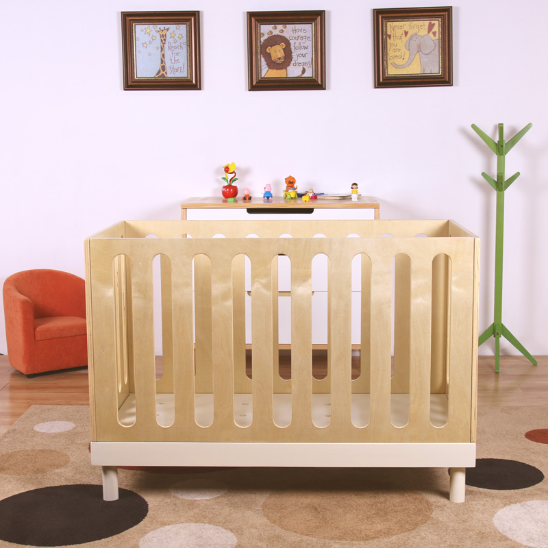 Nashow LMBC-121 New Wooden Kids Cribs Toddler Bedroom Furniture Solid Wood Baby Cot Bed