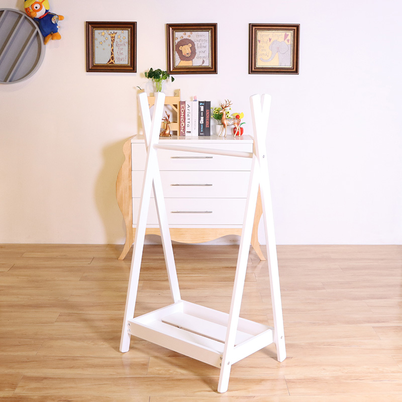 Nashow LMDT-001 Nice Children Room Kids Clothes Hanger with Shoe Rack