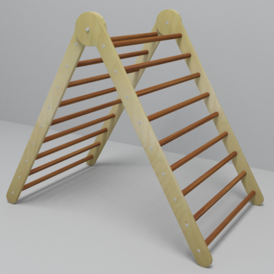 Nashow LMGP-008 Large Foldable Climbing Frame Kids Climber Children Play Gym Montessori Furniture