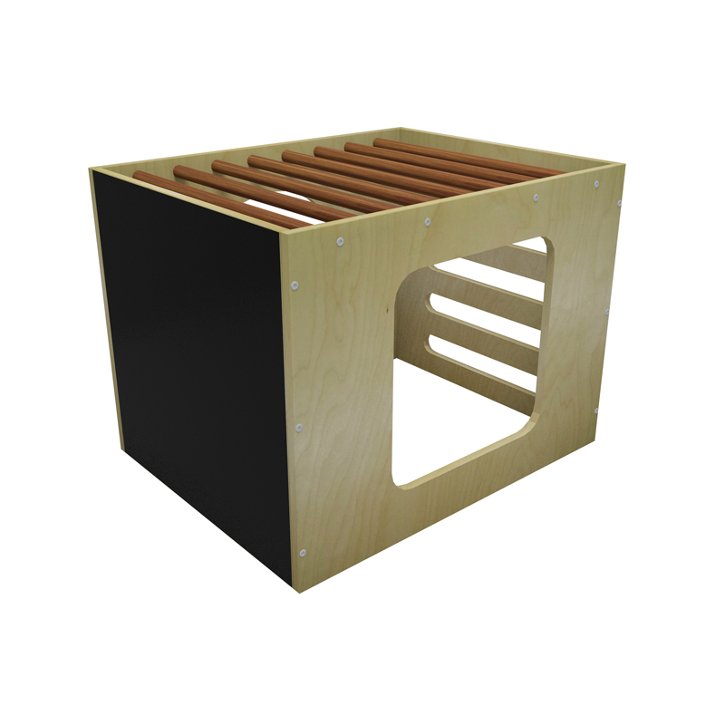 Nashow LMGP-015 Climbing Frame Cuboid Wooden Climber Montessori Wooden Furniture