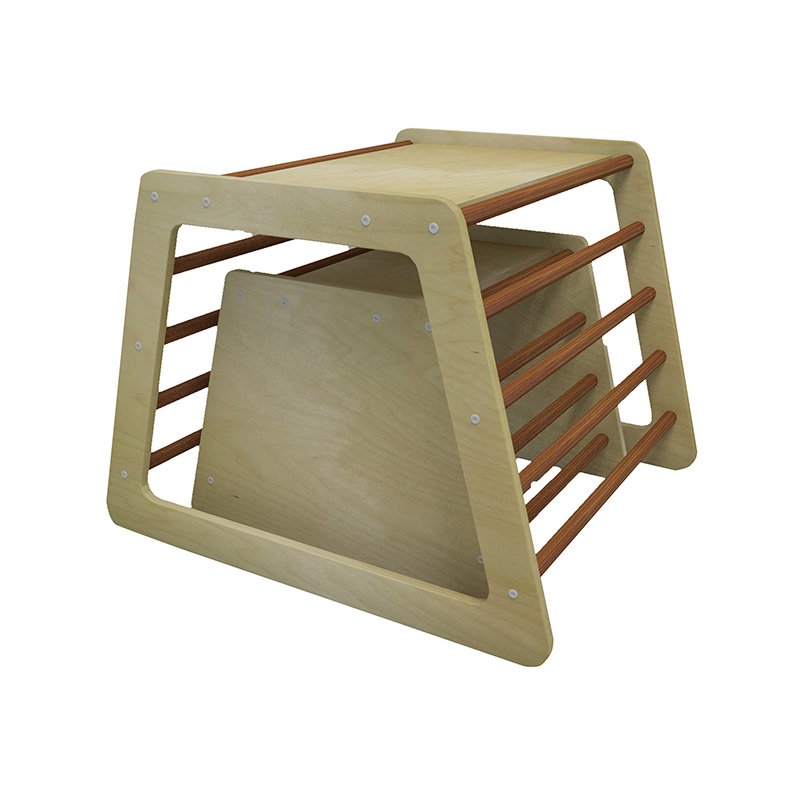 Nashow LMGP-003 Wooden Montessori Furniture Set Waldorf Climbing Frame Set Kid Gym Set