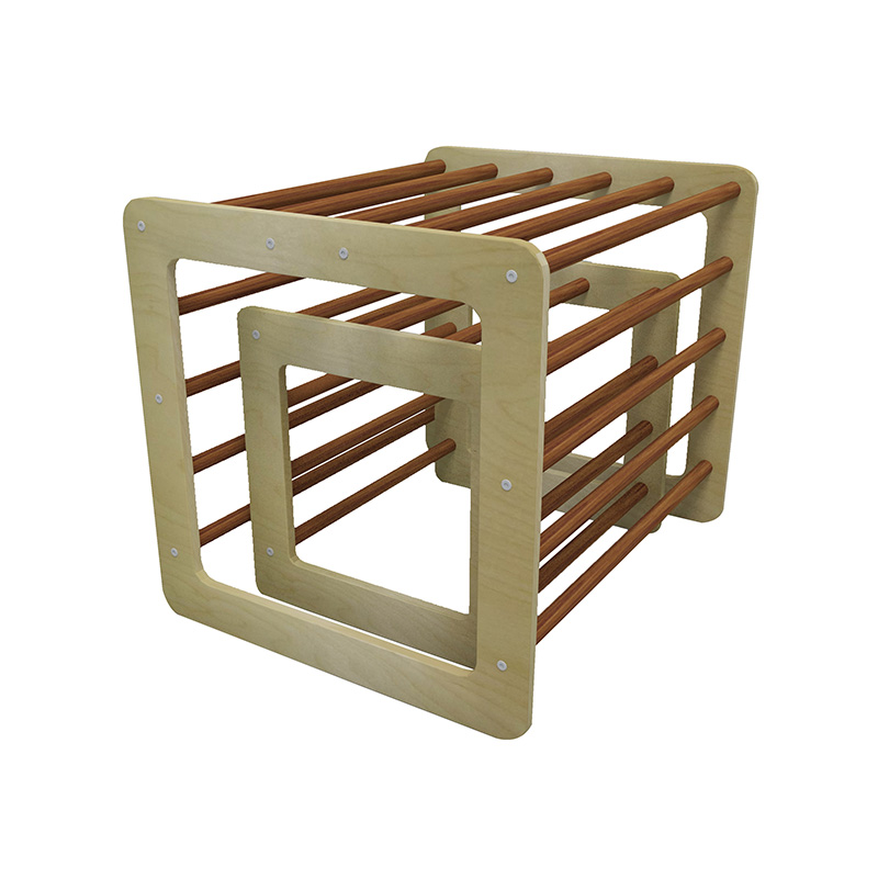 Nashow LMGP-004 Eco-Friendly Climbing Frame Wooden Montessori Furniture Kids play gym