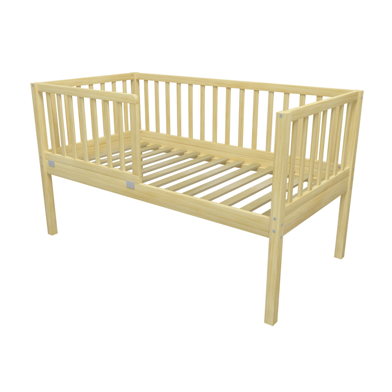 Nashow LMKB-010 Wholesale Kids Solid Wood High Bed With Railings for Saving Space