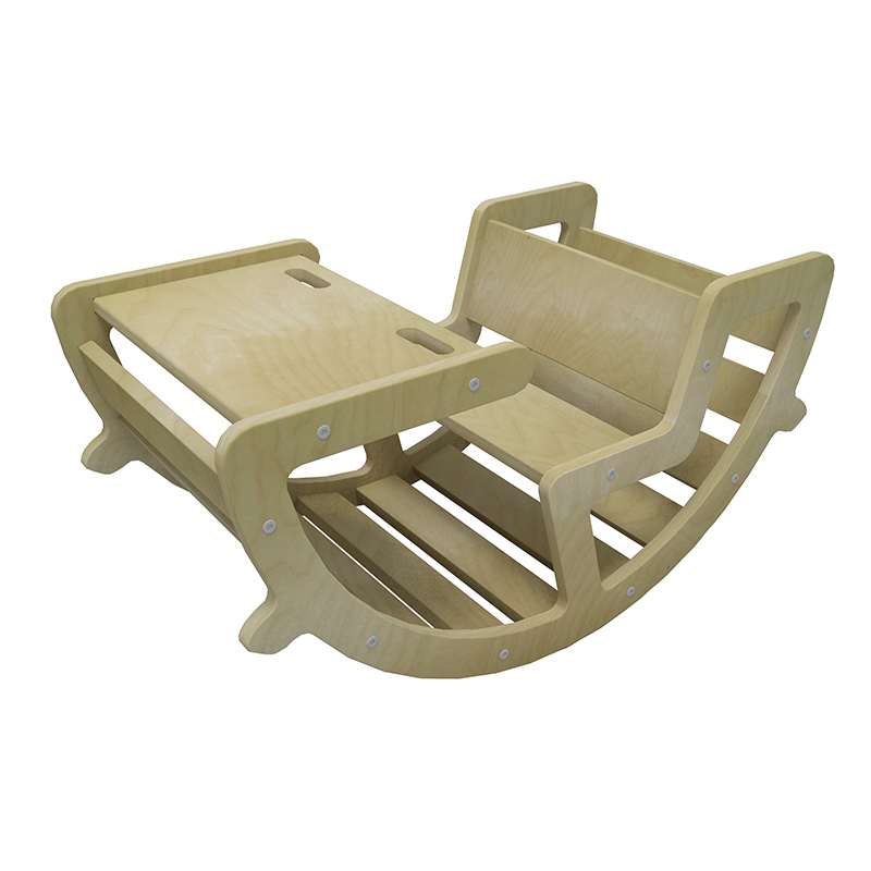 Nashow LMRK-001 wooden kid rocker kids rocking chair Montessori Furniture for home